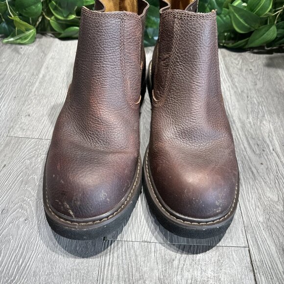 Carhartt Men's Romeo 4" Leather Waterproof Soft Toe Work Boots Size 11 M - Picture 3 of 10